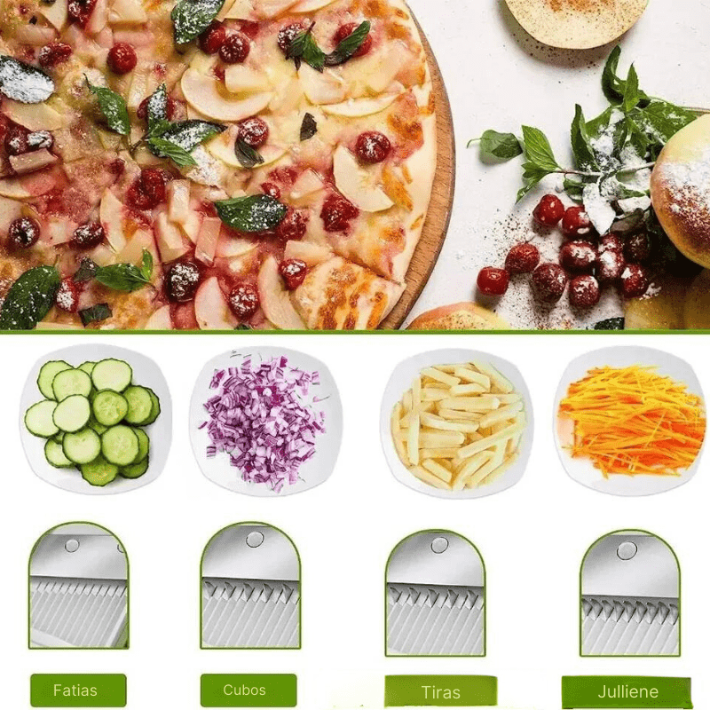 Multi-Functional Slicer with Stainless Steel Blades for Fast, Accurate Cuts