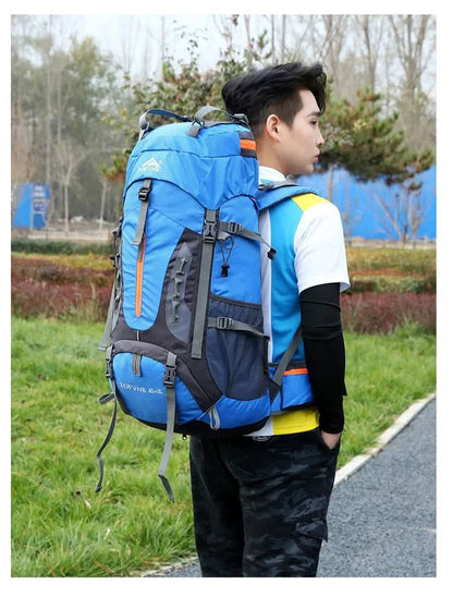 60L Waterproof Outdoor Backpack - Large and Sturdy Travel Bag