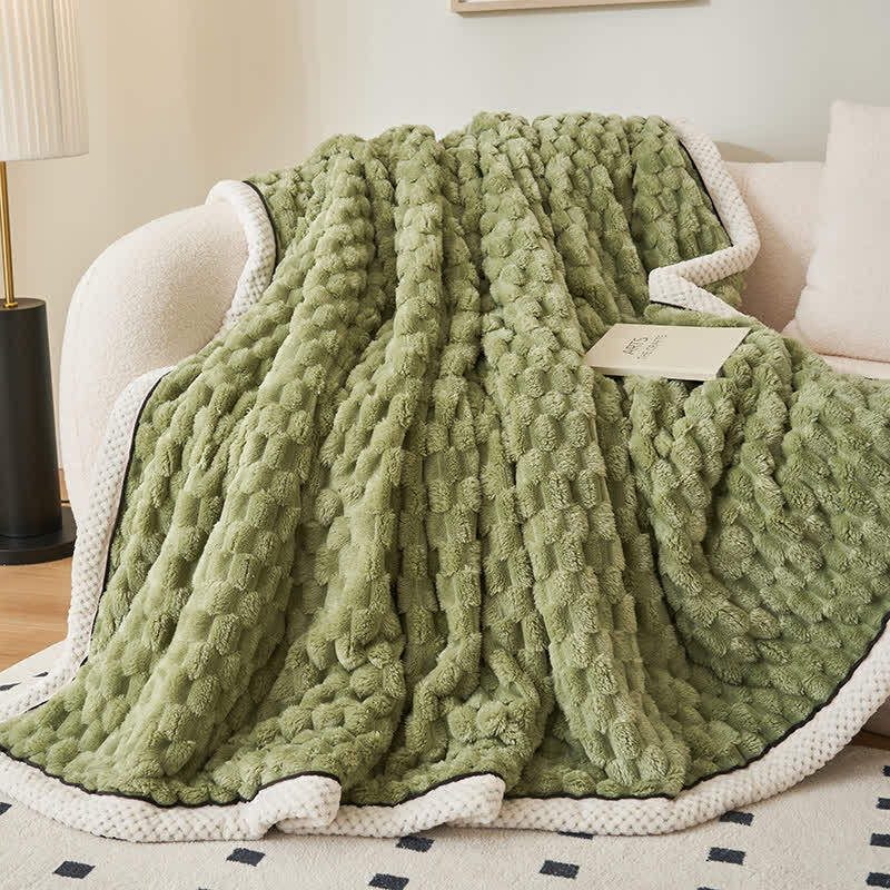 Thick Reversible Coral Fleece Blanket