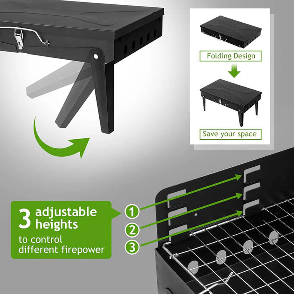 Foldable Grill for Outdoor Cooking