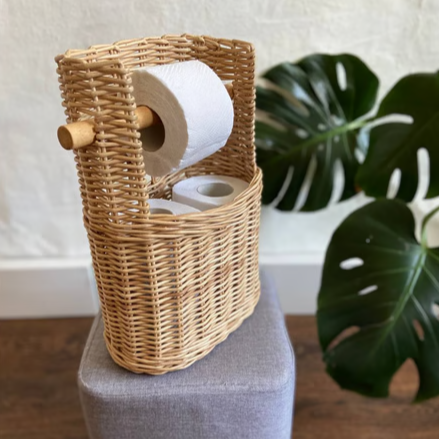 Wall-Mounted Toilet Paper Dispenser for Bathroom