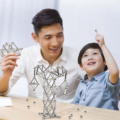 Magnetic Ball and Rod Construction Set for DIY Projects