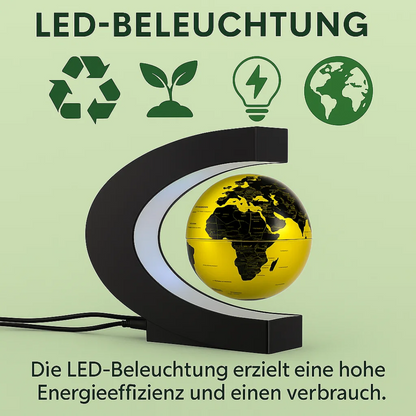 LED World Globe with Magnetic Suspension – Floating Globe Lamp