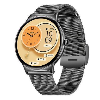 SlimFit Smartwatch – Health Tracker with AMOLED Display, Ultra-slim Design