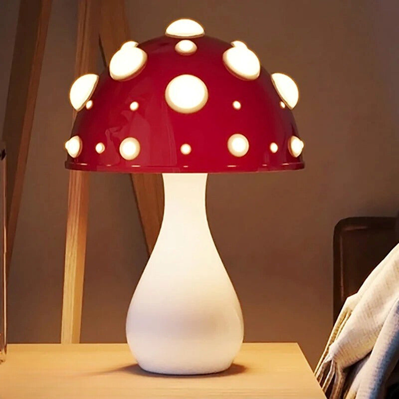 LED Wall Light featuring Amanita Mushroom Design