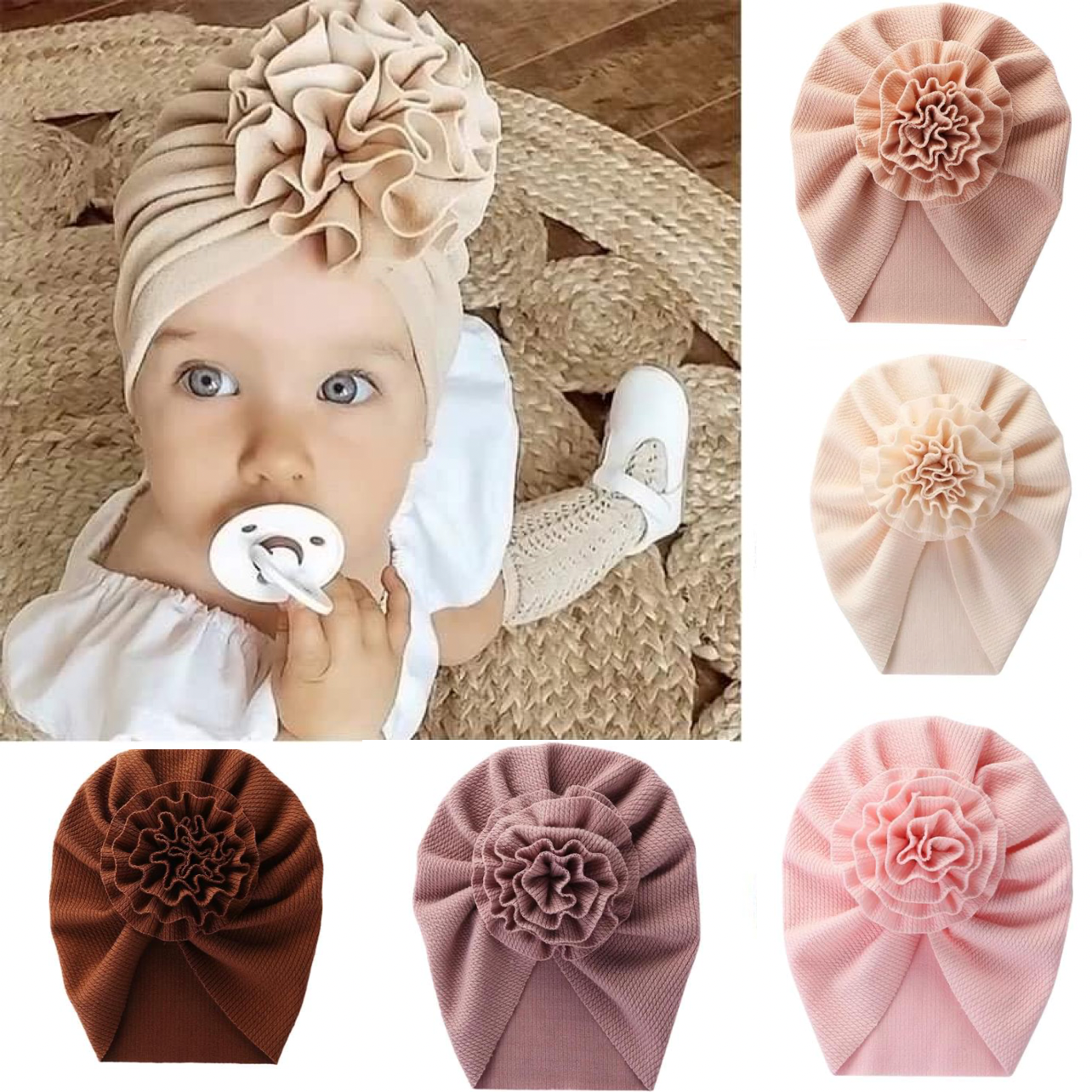Chic Baby Turban Hat for Stylish Comfort