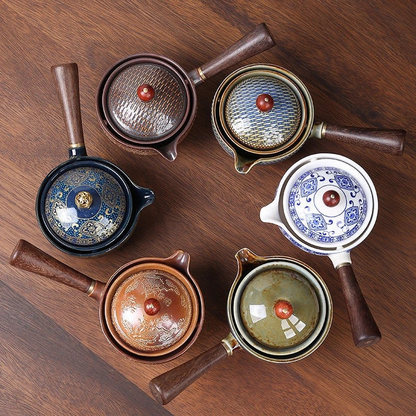 Tea Set – Timeless Elegance – Handmade – Porcelain & Glass