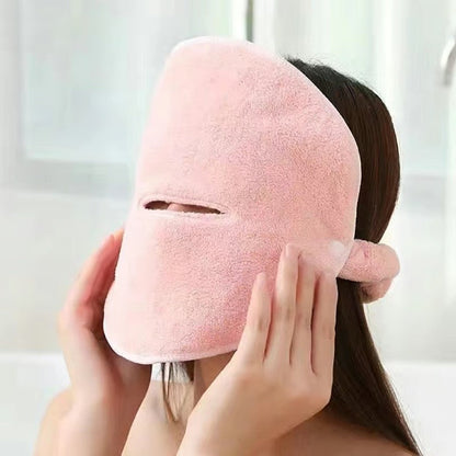 Coral Velvet Facial Towel for Moisturizing Skin
