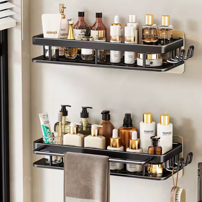 Wall-Mounted Organizer for Shampoo and Shower Essentials