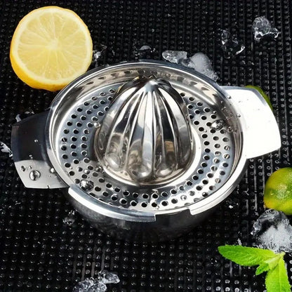 Citrus Juicer with Integrated Juice Bowl in Stainless Steel