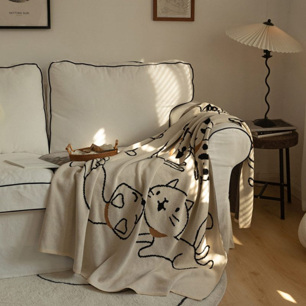 CozyCat Cotton Comfort Blanket