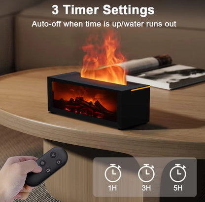 Serene Flame Humidifier for Comfort and Wellness