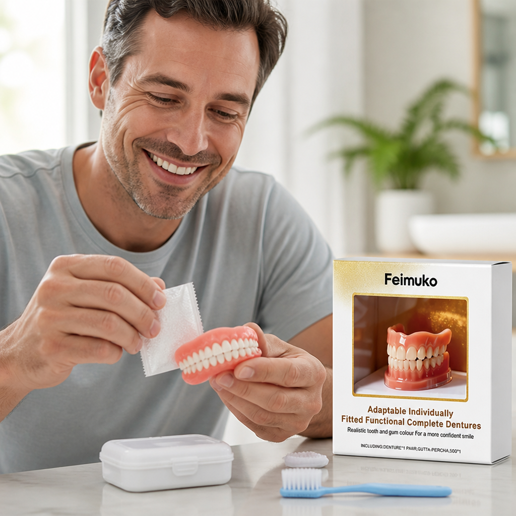 Custom Fit Silicone Denture Support System