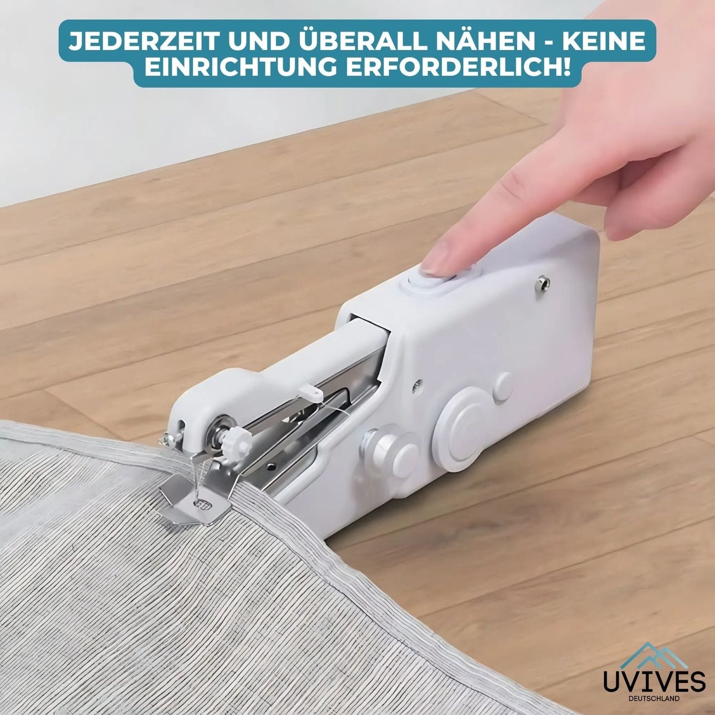 Compact Sewing Device for Easy and Invisible Stitching