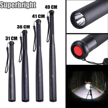 LED Flashlight with Baseball Bat Design