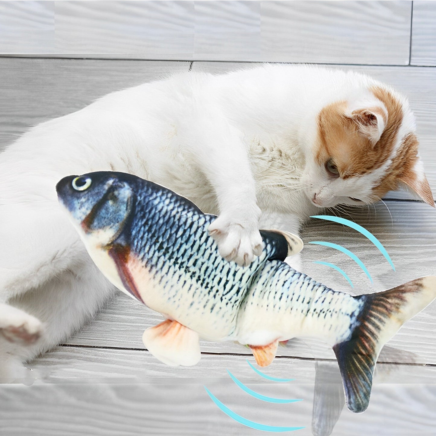 Interactive Flopping Fish Toy for Cats