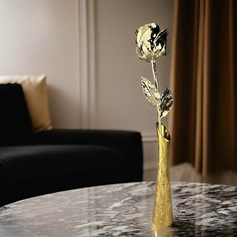 Elegant Golden Rose – Timeless Gift Symbolizing Love and Gratitude