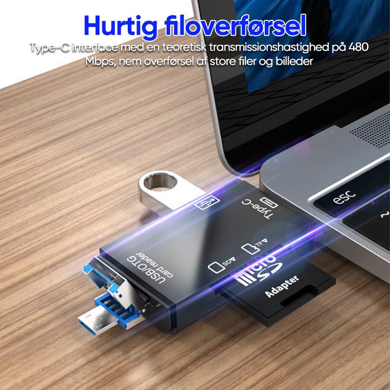 Compact Memory Card Reader for Fast Transfers