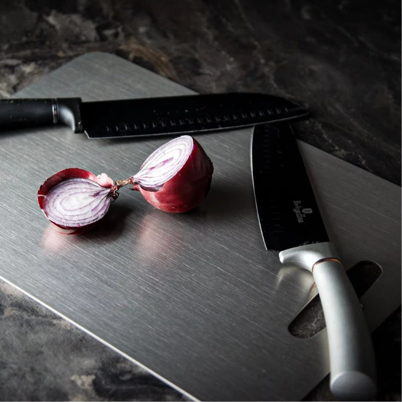 Double-Sided Kitchen Cutting Board with Antibacterial Features