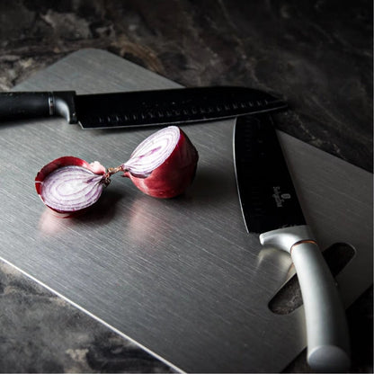Double-Sided Kitchen Cutting Board with Antibacterial Features
