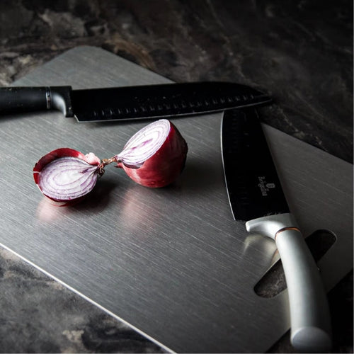 Double-Sided Kitchen Cutting Board with Antibacterial Features