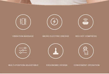 Heat-Enabled Electric Gua Sha Massager | Microcurrent Massage Brush for Back, Arms, Legs & Muscle Relief