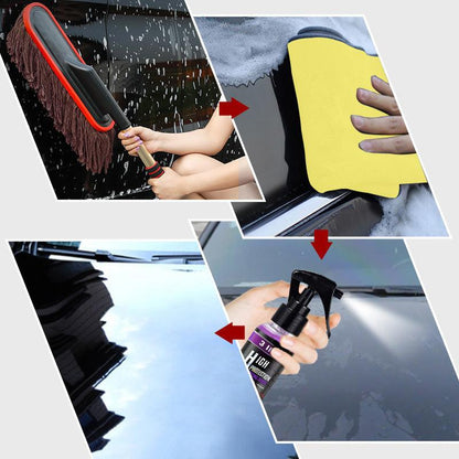 Telescopic Handle Car Duster - Efficient Cleaning - Space-Saving Design