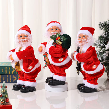 Dancing Santa Claus Holiday Decoration for Festive Home Decor – Free Shipping