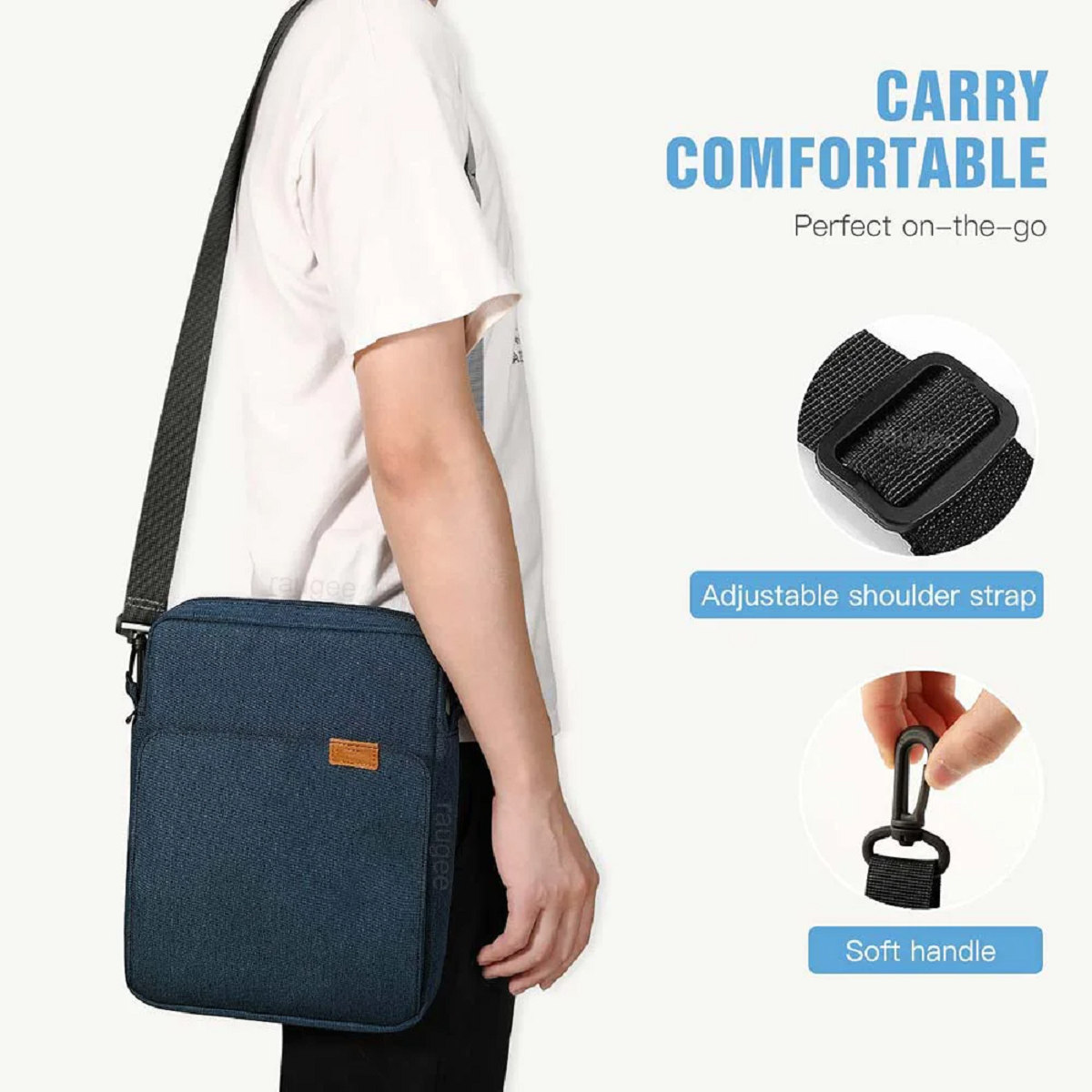 Shoulder Strap Carrying Case for Tablet with Handle and Sleeve