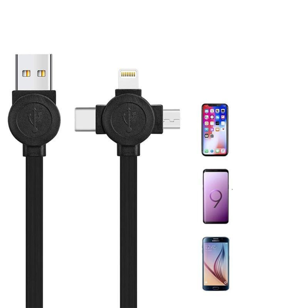 Triple USB Charging Hub with Bonus Cable Offer