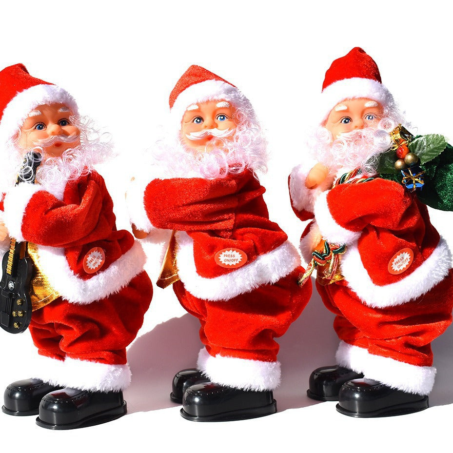 Dancing Santa Claus Holiday Decoration for Festive Home Decor – Free Shipping
