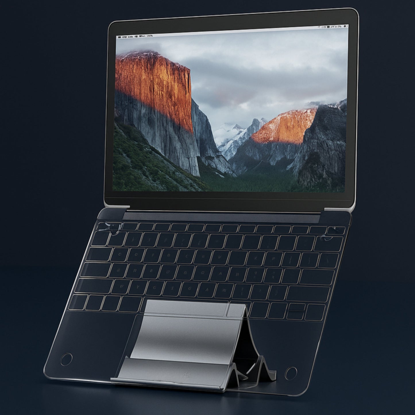 Versatile Aluminum Laptop Stand – Compact Cooling Solution