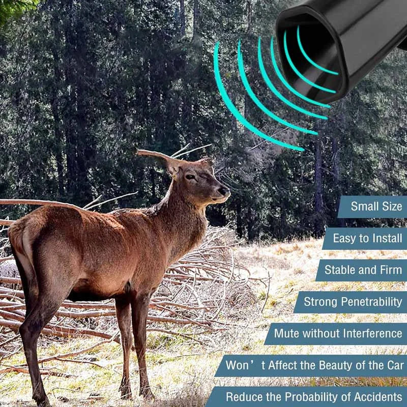 Ultrasonic Whistle Device for Car - Deer Warning Signal