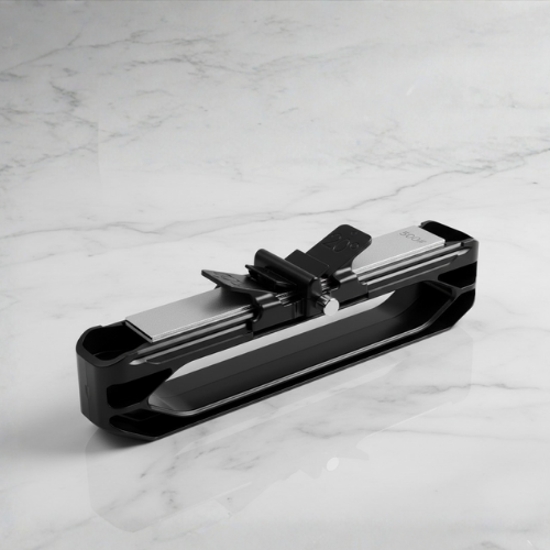 Compact Knife Sharpener with Dual-Stage System & Angle Guide