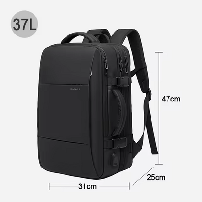 Large Capacity Waterproof Travel Backpack – Expandable and Anti-Theft