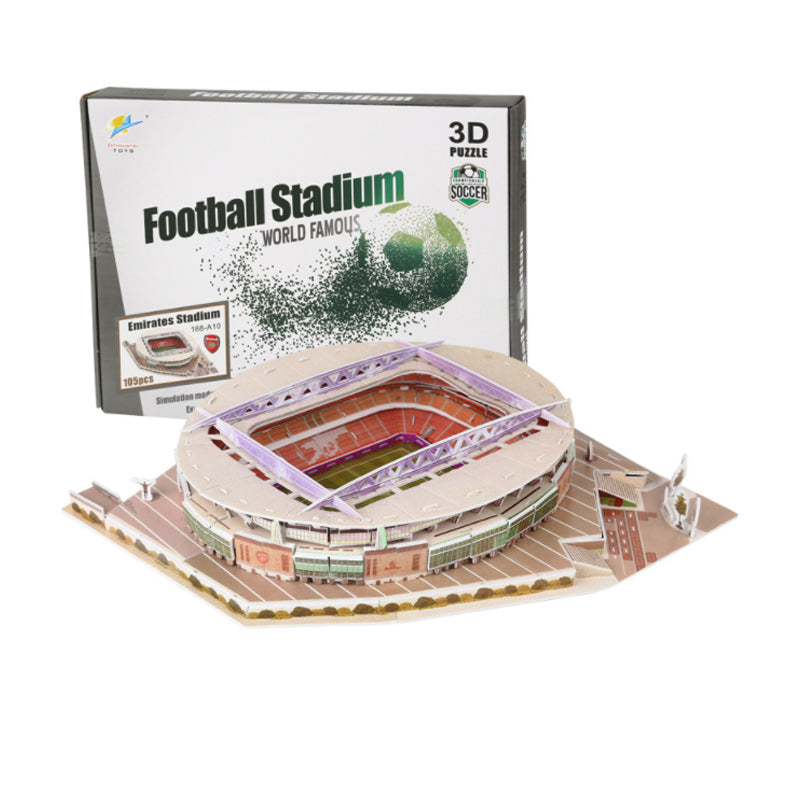 3D Football Stadium Puzzle Model