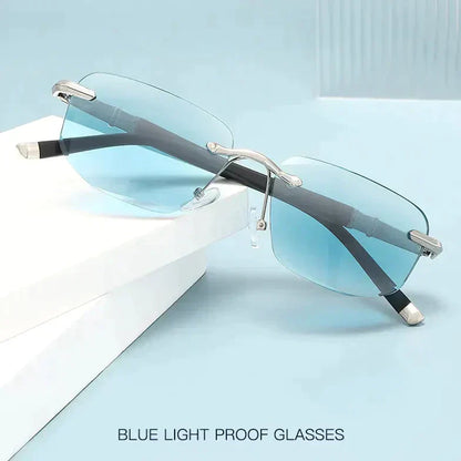 Sapphire Anti-Blue Light Reading Glasses and Sunglasses for Wide and Near Vision