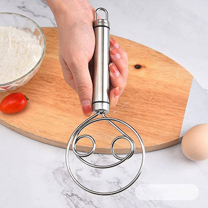 Stainless Steel Dough Whisk for Easy Mixing
