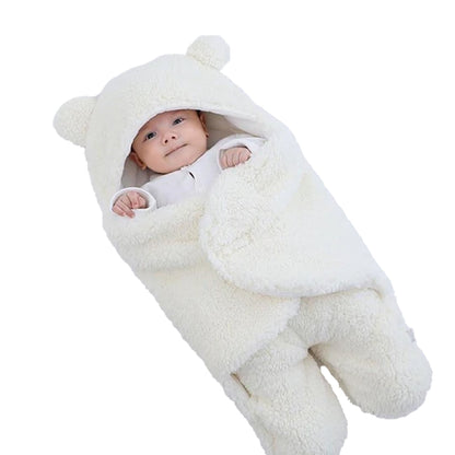 Cozy Bear Swaddle Blanket for Infants