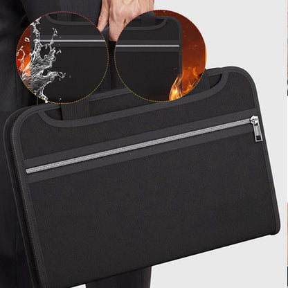 Spacious Fireproof A4 Document Organizer with Handle