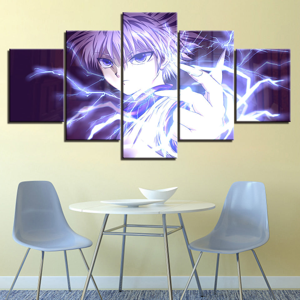 Canvas Wall Art Print - Anime Themed Boy Lighting Decor