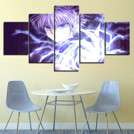 Canvas Wall Art Print - Anime Themed Boy Lighting Decor