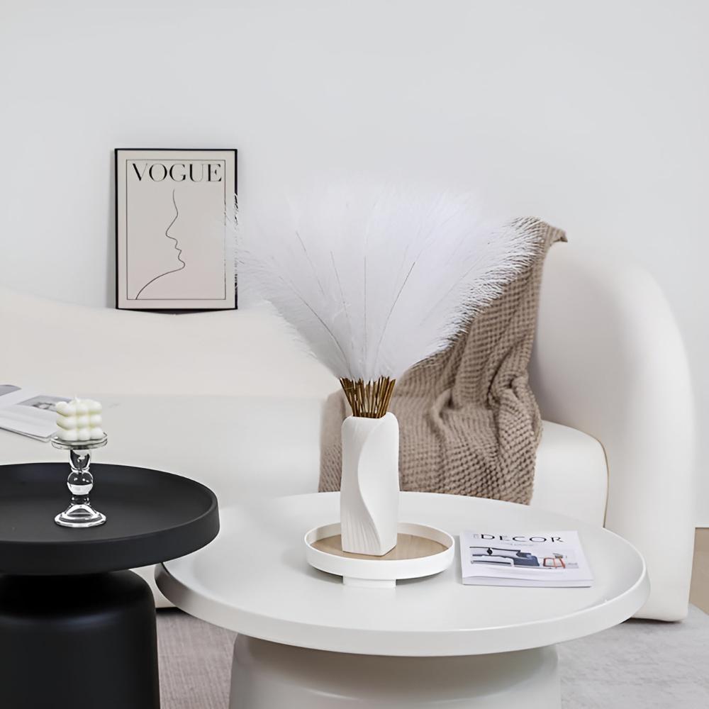 Chic Faux Grass Stems for Home Décor | Set of 3