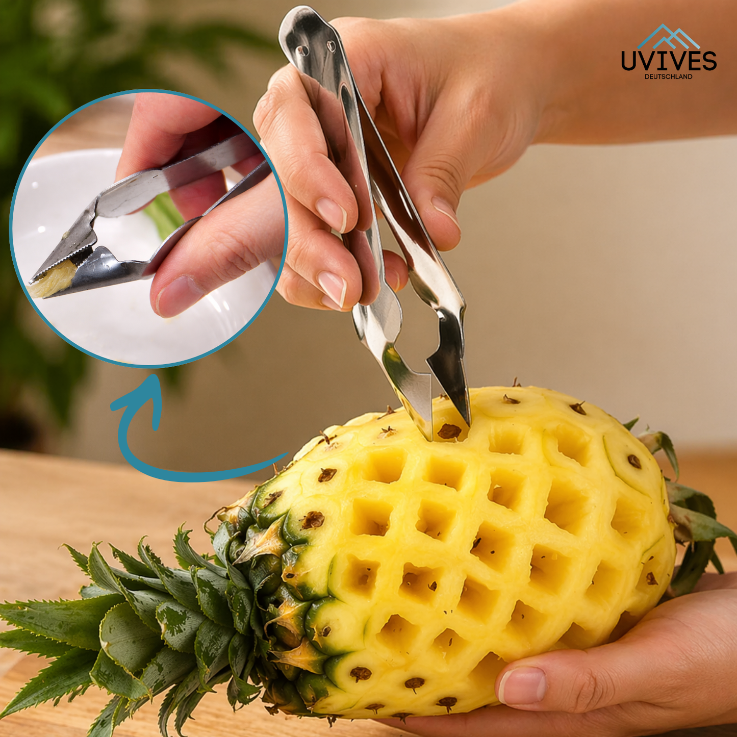 Effortless Stem Removal Tool for Keeping Fruits Intact