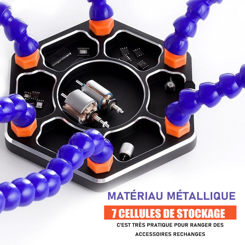 Flexible Arm Sweat Base made of Aluminum Alloy