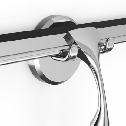 Sleek Stainless Steel Window Squeegee with Suction Hook