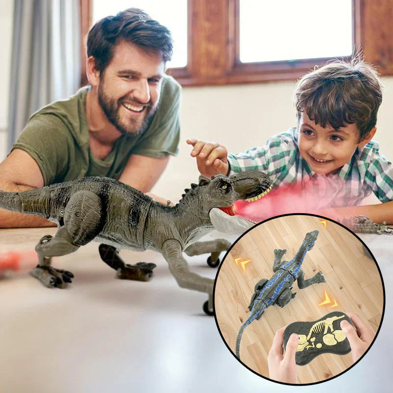 Remote-Controlled Dinosaur with Mist Spray Feature