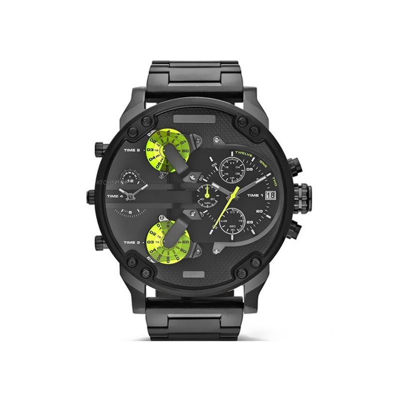 Stainless Steel Quartz Chronograph Timepiece