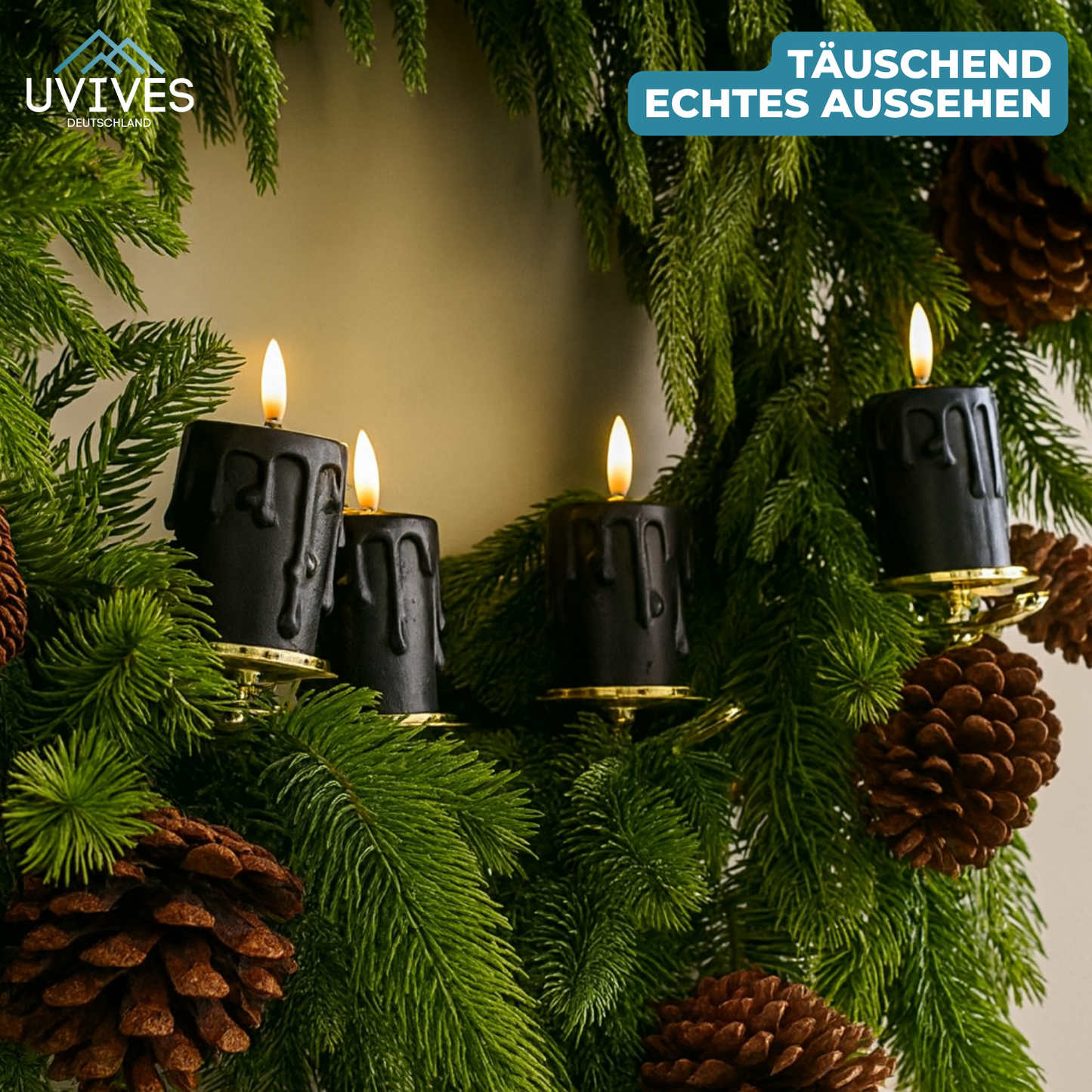 Flickering Candle Light – Safe Without Fire Hazards