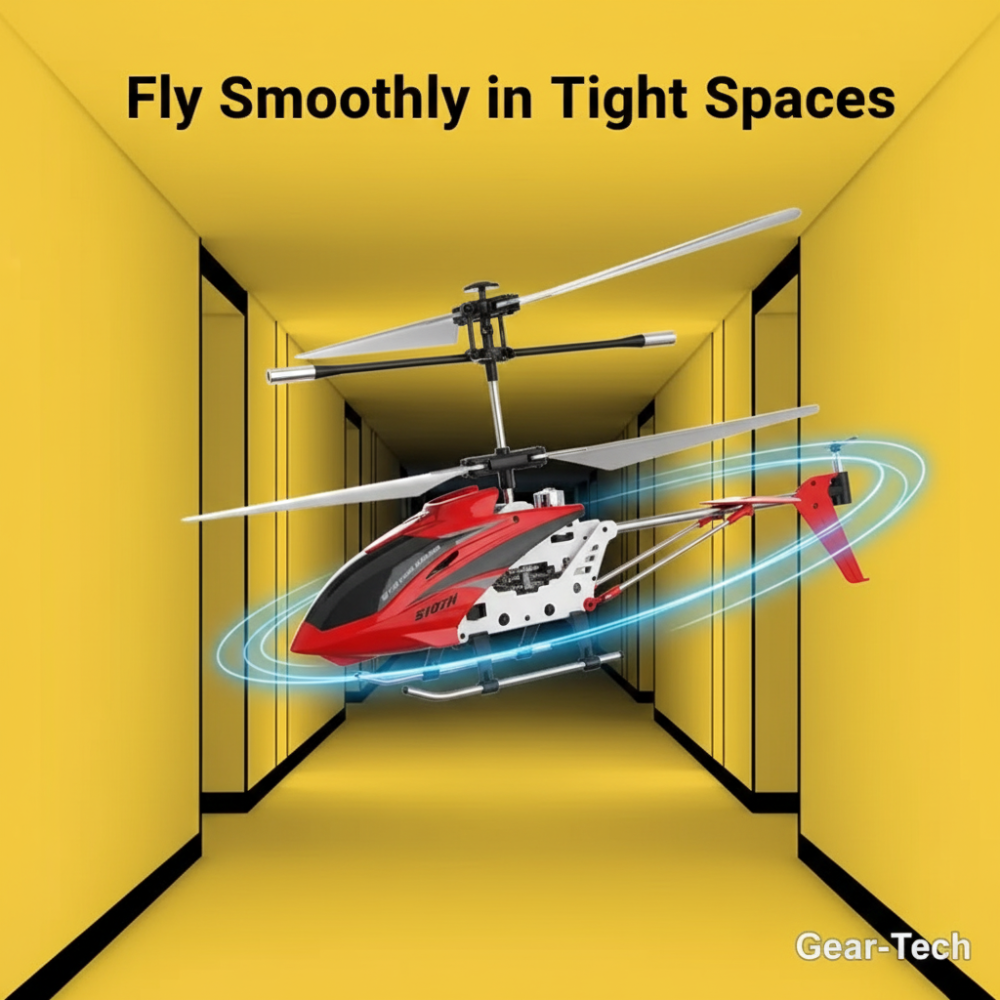Crash-Resistant Compact Helicopter for Kids and Adults
